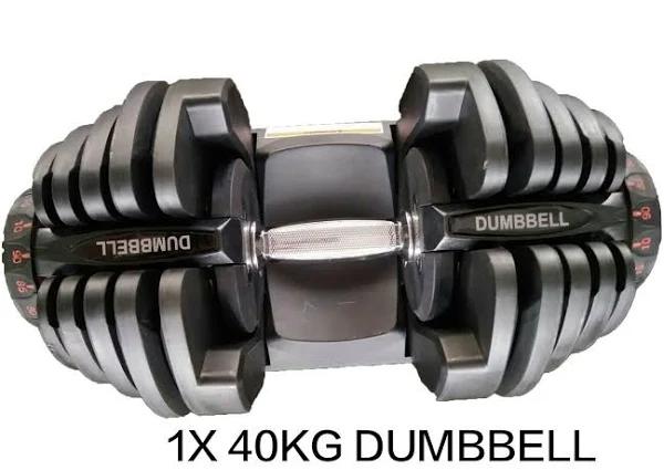 40kg/80kg Adjustable Dumbbell Set Home Gym Exercise Equipment Weight 17 Weights