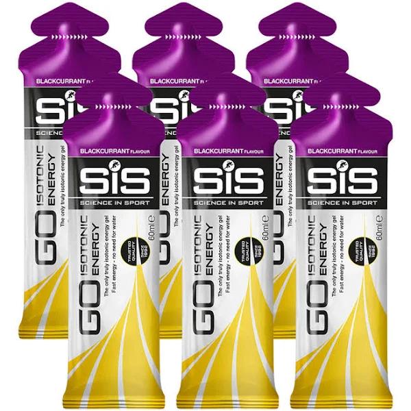 Sis Go Isotonic Energy Gels Blackcurrant 60ml (6 Pack)