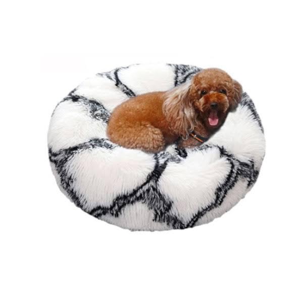 HOD The Cloud Dog Bed Comfy Pet Nest Bed Black/White - 100cm