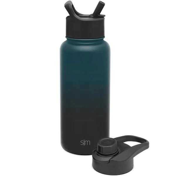 Simple Modern Water Bottle with Straw and Chug Lid Vacuum Insulated Stainless Steel Metal Thermos Bottles | Reusable Leak Proof BPA-Free Flask For