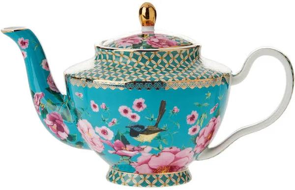 Teas & C's Silk Road Teapot with Infuser 500ml - Aqua | Maxwell & Williams | Matchbox