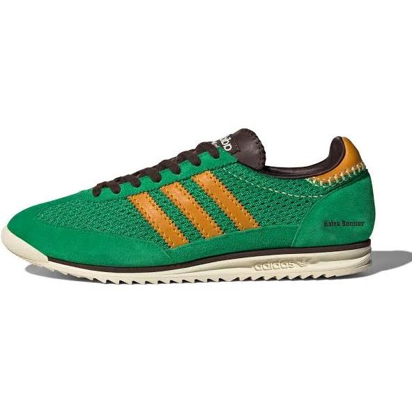 Adidas x Wales Bonner SL72 Knit Team Green/ Collegiate Gold/ Dark Brown