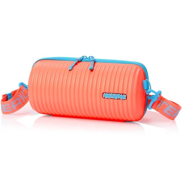 American Tourister ROLLIO Cross Body Bag Coral / Blue