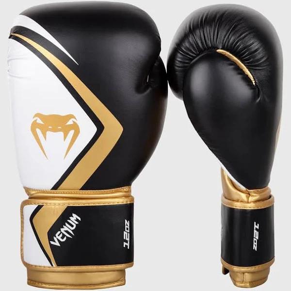 Venum Boxing Gloves Contender 2.0 - Black/White-Gold