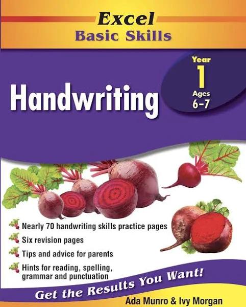 Excel Basic Skills: Handwriting Year 1