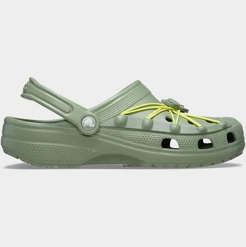 Crocs Classic Bungee Cord Clog; Moss/Multi, M11