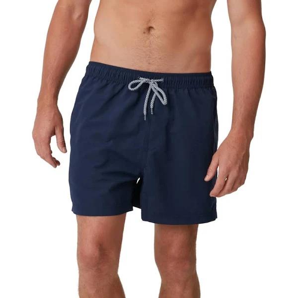 Wave Zone Men's Classic Swim Short - Navy - Size Large