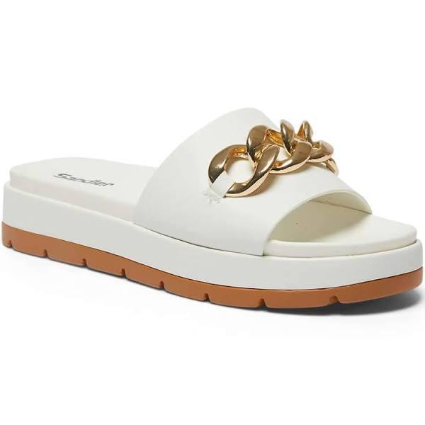 Sandler Fiona Sandals in White Smooth White 8