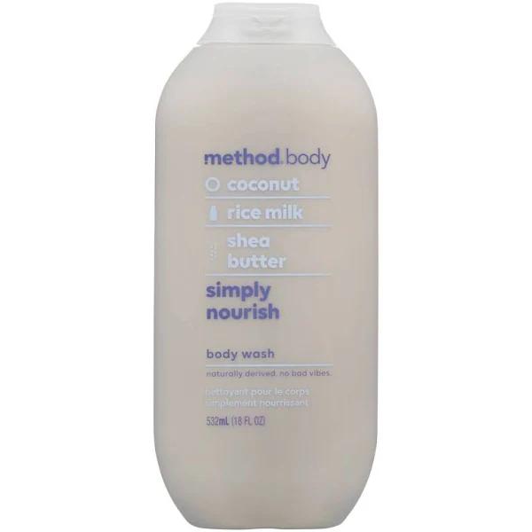 Method Body Wash, Simply Nourish, 18 Fluid Ounce