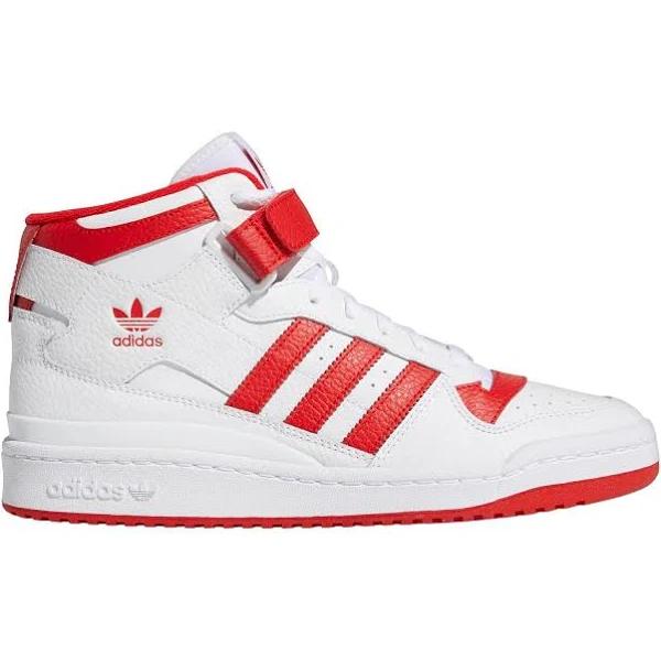 Adidas Forum Mid Cloud White Vivid Red