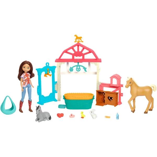 Spirit Lucky's Foal Nursery Playset