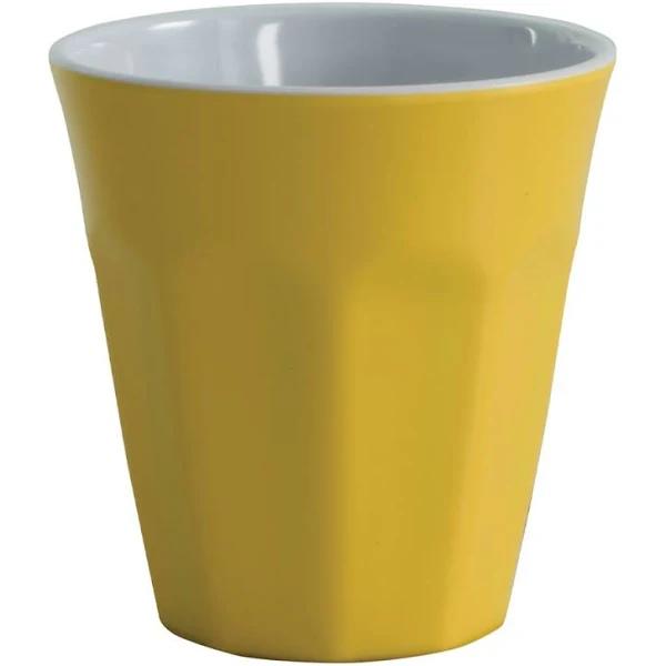 Serroni Cafe Melamine 2 Tone Cup 260ml - Yellow