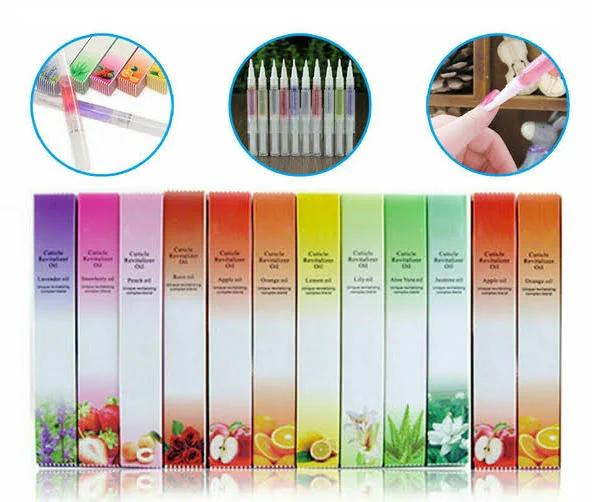 12x Nail Cuticle Oil Pen Set Gel Nail Oil Care Treatment Manicure Repair Pen Kit