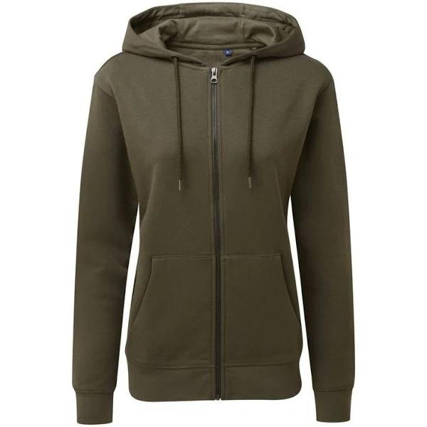 Asquith & Fox Womens/Ladies Zip-Through Organic Hoodie - Size 16 UK