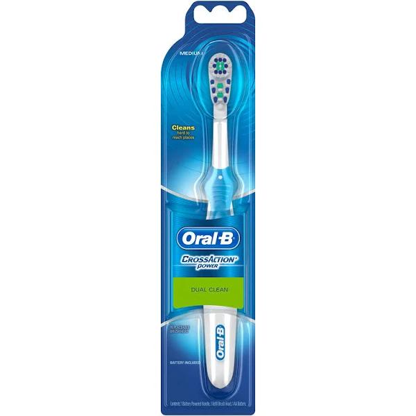 Oral-B CrossAction Power Dual Clean Electric Toothbrush (Medium) 1pk