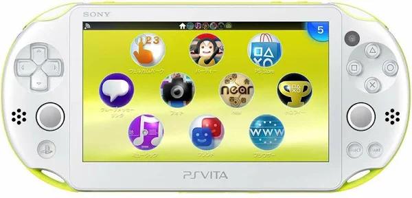 PS Vita Slim - Lime Green / White - Wi-Fi (PCH-2000ZA13)