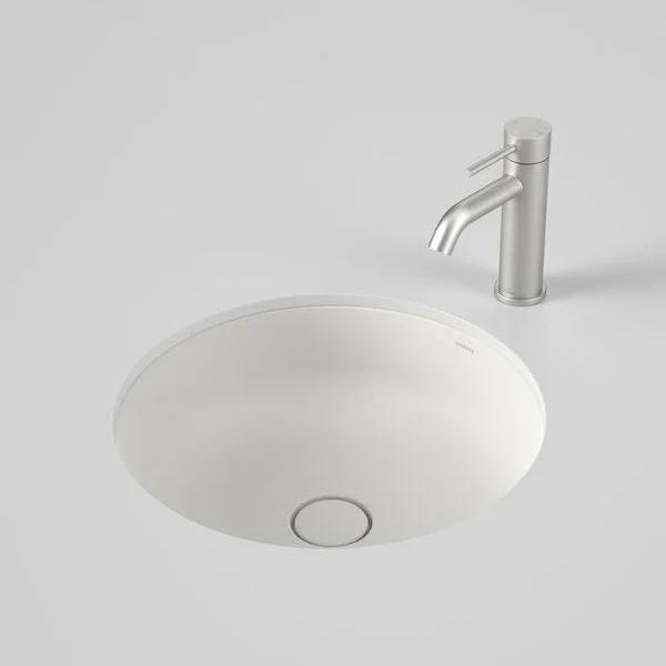 Caroma Liano II 440mm Round Under/Over Counter Basin Matte White