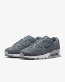 Nike Air Max 90 - Cool Grey/Light Smoke Grey/White/Deep Royal Blue - 10