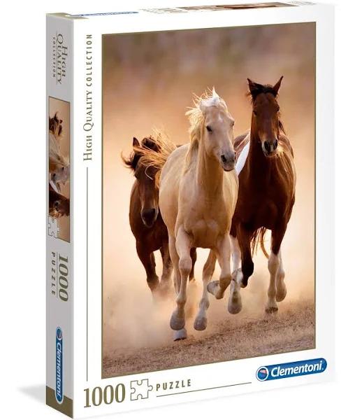 Clementoni - Running Horses Puzzle 1000pc