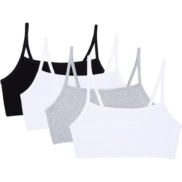 Fruit of The Loom Women's Spaghetti Strap Cotton Pullover Sports Bra