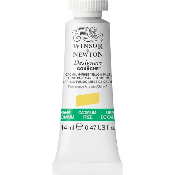 Winsor and Newton Designers Gouache 14ml S4 Cadmium Free Yellow Deep