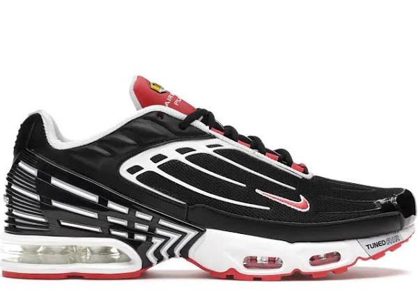 Nike Air Max Plus 3 'Track Red' Sneakers | Black | Men's Size 8.5