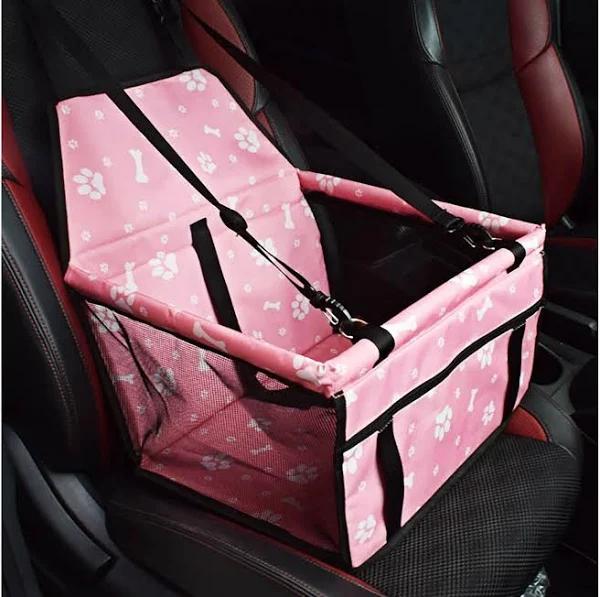 Pet Car Safety Seat - Pink Paws - AfterPay & zipPay Available