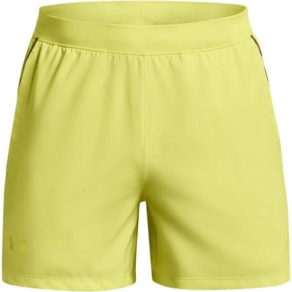 Under Armour Launch Reflective SW 5" Shorts Yellow Black - M