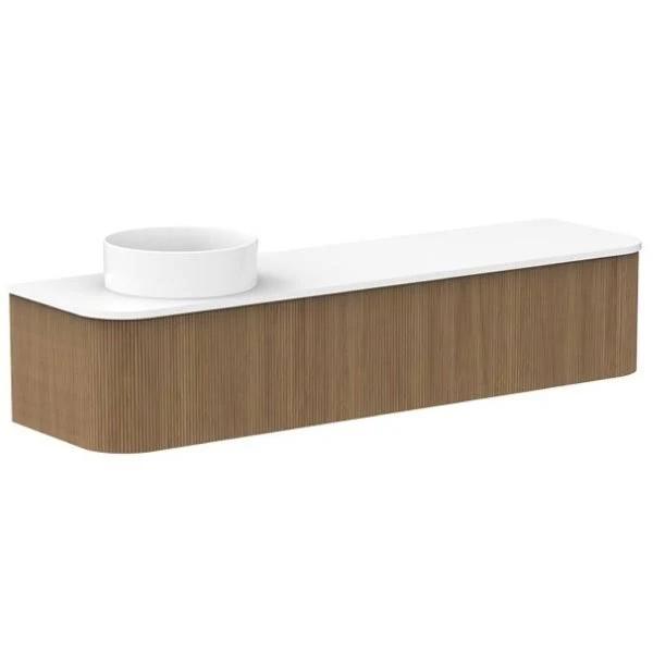 ADP Waverley Wall Hung Vanity 1800mm Left Offset Bowl