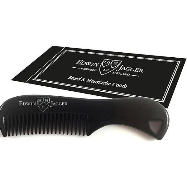 Edwin Jagger Beard & Moustache Comb Black