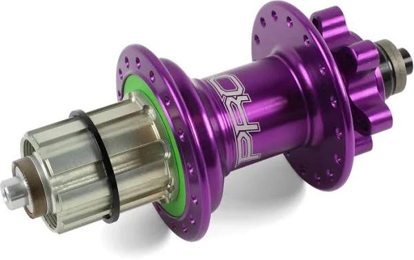 Hope Pro 4 Rear 32H 135mm 10mm Bolt-in Hub in Purple