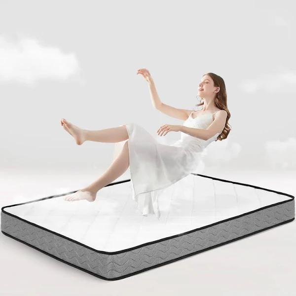 Advwin Queen Mattress 20cm Thick Bedding 7 Zone Pocket Spring Medium Firm Memory Foam