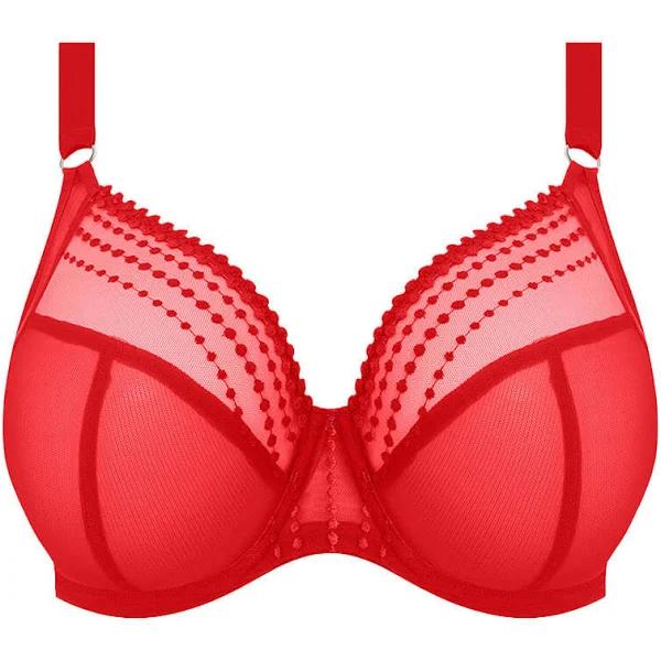 Elomi Matilda Underwired Plunge Bra - Haute Red - 10HH