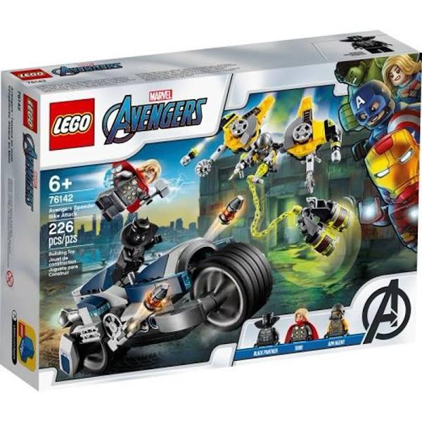 LEGO Marvel Avengers Speeder Bike Attack 76142 Black Panther and Thor