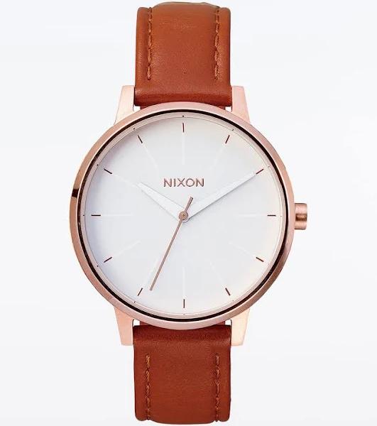 Nixon Kensington Watch in Rose GLD/WHT