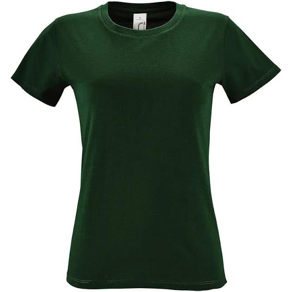 SOLS Womens/Ladies Regent Short Sleeve T-Shirt (Bottle Green) (M)