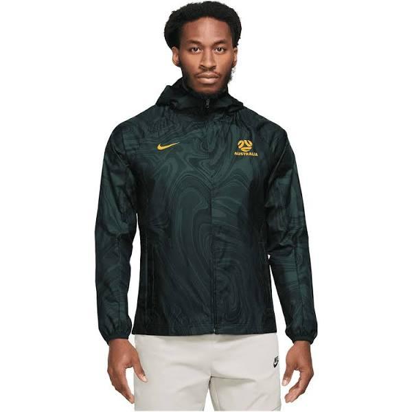 Nike Australia Mens AWF Football Jacket Green L