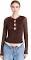 MINKPINK Allure Mesh Top | Brown | Size L | Shopbop