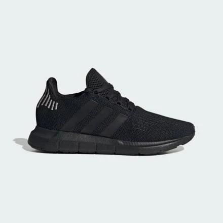 adidas-Swift Run 1.0 Shoes-Women-Core Black / Core Black / Wonder Quartz-9.5