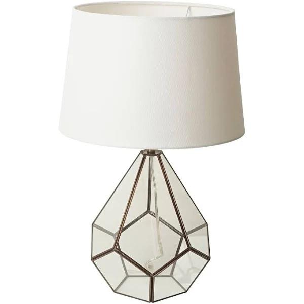 Hexagonal Table Lamp 54cm | Gold | Lighting | Early Settler Furniture