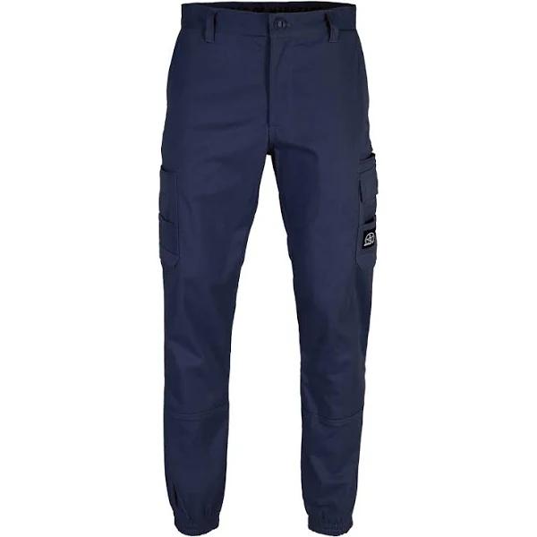 Unit Mens Pants Demolition Cuffed 44 Navy