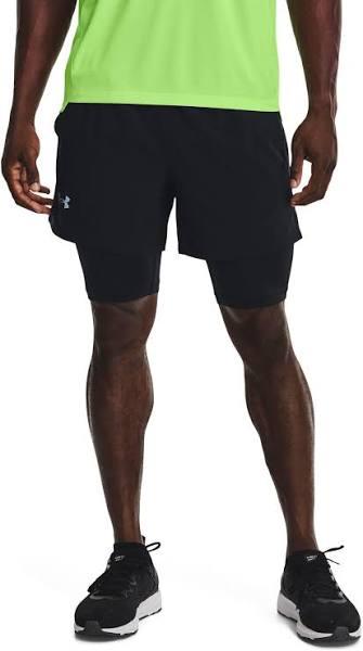 Under Armour Launch 5" 2in1 Shorts Black - XL