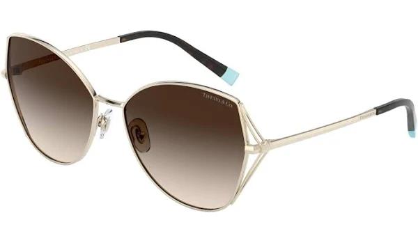 Tiffany & Co TF3072 Gold Sunglasses Brown