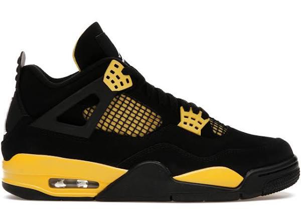 Air Jordan 4 Retro 'Thunder' 2023 Sneakers | Black | Men's Size 15