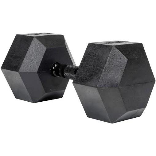 Black Hex Dumbbell | Single | 1 - 40kg 42.5KG by Sumo Strength