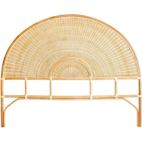 Sunrise Rattan & Wicker Bedhead King Size Natural