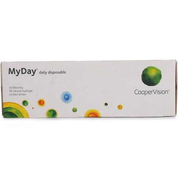 MyDay Daily Disposable Soft Daily Lenses 30 Pieces / BC 8.40 mm / Dia 14.20 mm / -3.75 diopters