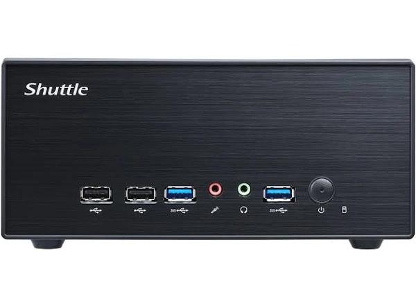 Shuttle XH510G2 5-Liter Mini-PC Barebone - H510, LGA1200, 2x DDR4 SODIMM, 1x 2.5' Bay, 1x M.2 2280 Socket,1x PCIe x16, 1x HDMI, 1x DP