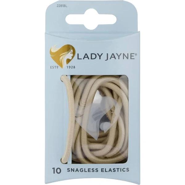 Lady Jayne Blonde Snagless Thick Elastics 10 Pack