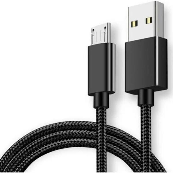 Fast Charging Android Charger Micro USB Cable Premium Braided Samsung Galaxy 6 7